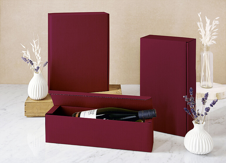 wine bottle gift carton PURE line Bordeaux