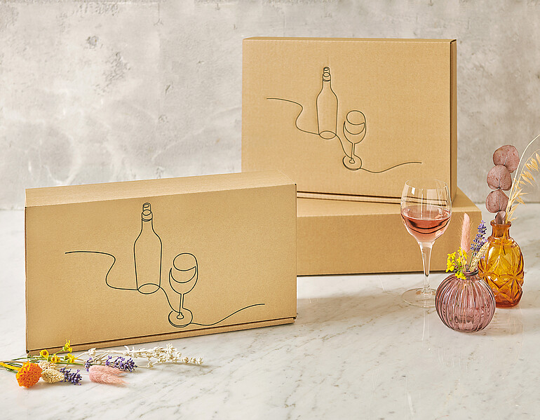 wine bottle gift carton WEINline