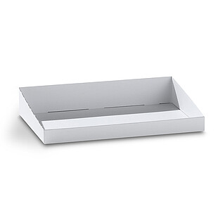 Chute for displays white