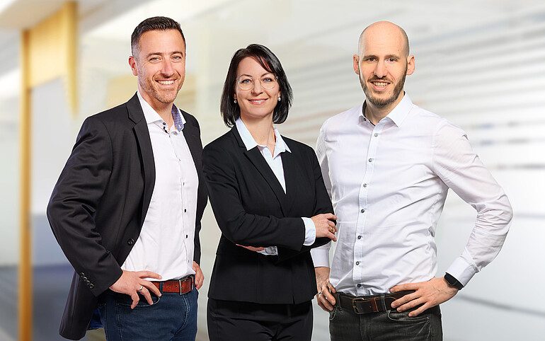 Marco Manna, Stefanie Wieckenberg and Nicki Eberle