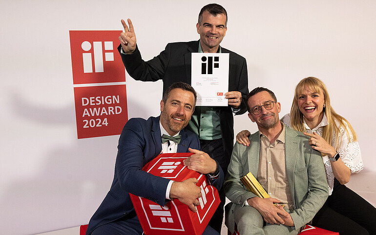 Karl Knauer at the iF Design Awards ceremony in Berlin