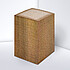 Note cube made from white paper with linen print