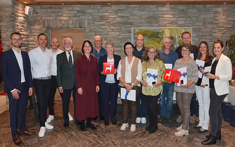 Anniversaries at Karl Knauer celebrating 25 and 30 years of service.