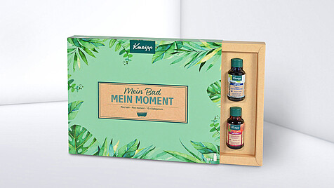 Slider boxes with small bottles inside