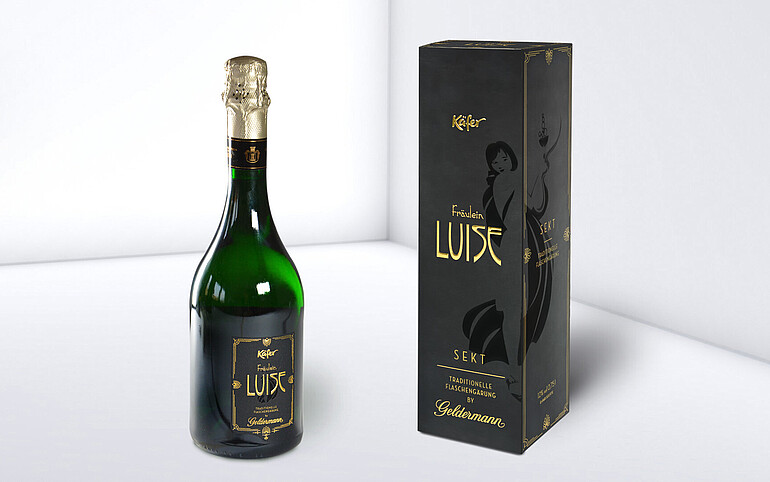 Fräulein Luise, the special edition sparkling wine from Geldermann for Käfer Feinkost