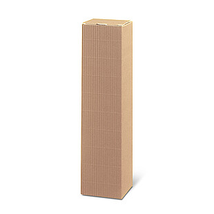 Folding box flute nature