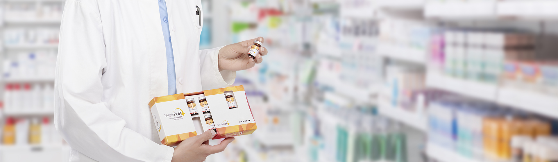 Ampule packaging in the pharmacy